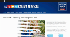 Desktop Screenshot of karinsservices.com